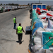 Lorries that bring to the gaza strip to the Crossing Rafah (Reuters)