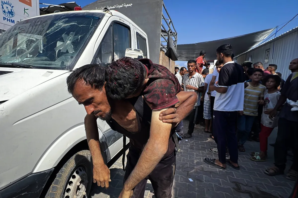 The killing of 30 Palestinians, the majority of whom are women and children, with Israeli raids on Nuseirat camp
Arabausa