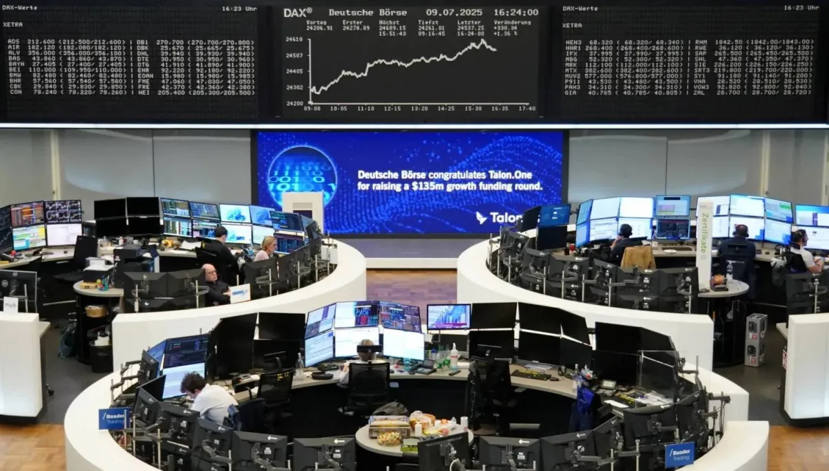Europe shares are ascended amid a wave of profits and evaluation of the trade agreement with America
 Arabausa