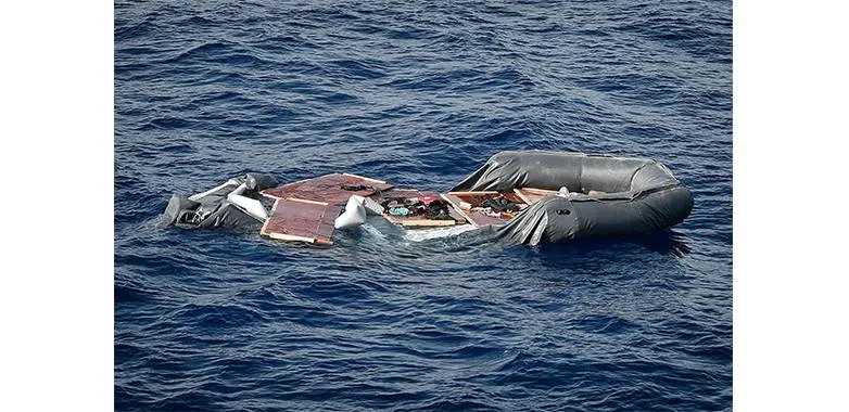 The death of 18 migrants and lost 50 after a boat sank off eastern Libya
 Arabausa