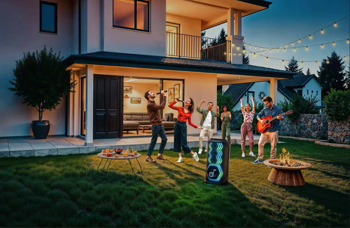 A loudspeaker at the heart of the parties
Arabausa