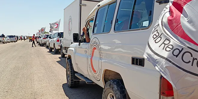 A new aid convoy enters the endosperm in southern Syria
Arabausa