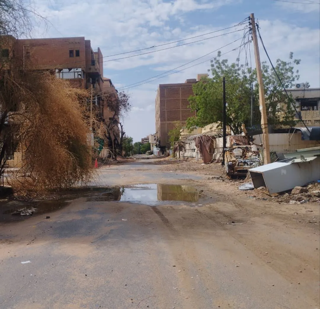 "Newspaper Street" in Khartoum is under the rubble
Arabausa