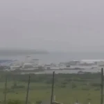 Tsunami waves overwhelms the town
 arabausa