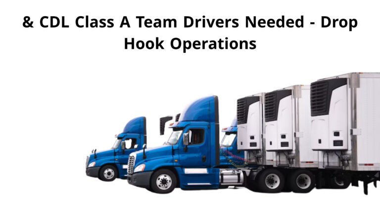 CDL Class A Team Drivers Needed – Drop & Hook Operations CDL Class A Team Drivers Needed – Drop & Hook Operations