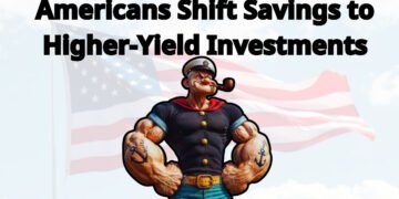 Americans are moving their money out of banks and into investments with better returns