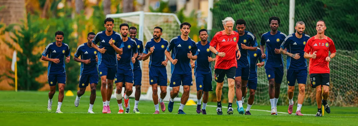 Laporat and apadio participated in the field al -nasr "
Arabausa