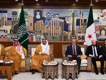 Syrian delegation if you are understood by the Minister of Saudi Arabia Saudi Arabia to improve economic partnership

 Arabausa