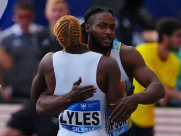 Thompson does not compete with the thieves in a race of 100 -meter in "Lausanne Reunion"

 Arabausa