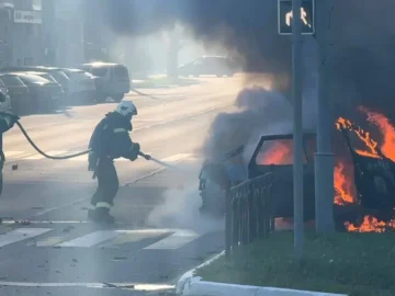 Igna's Ukrainians in a fire in a hospital raffing and a hospital surface in Russia

 Arabausa