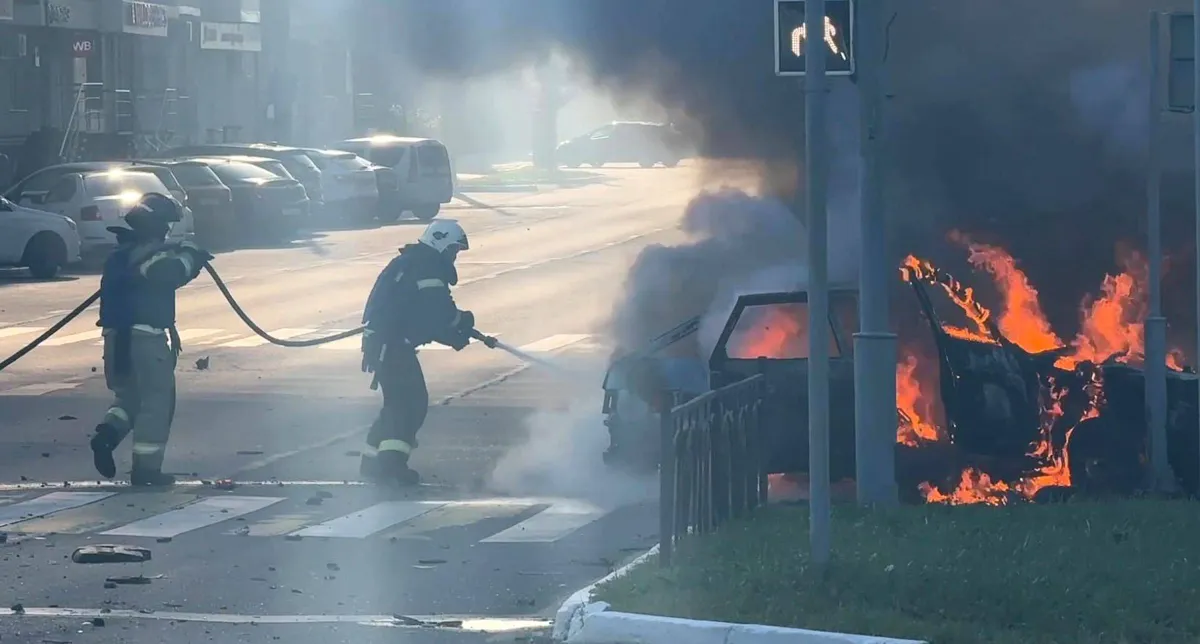 Igna's Ukrainians in a fire in a hospital raffing and a hospital surface in Russia
Arabausa