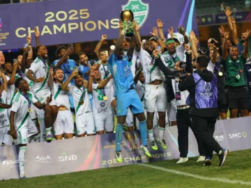 Al -ahly Spirit bought us to the super title

 Arabausa