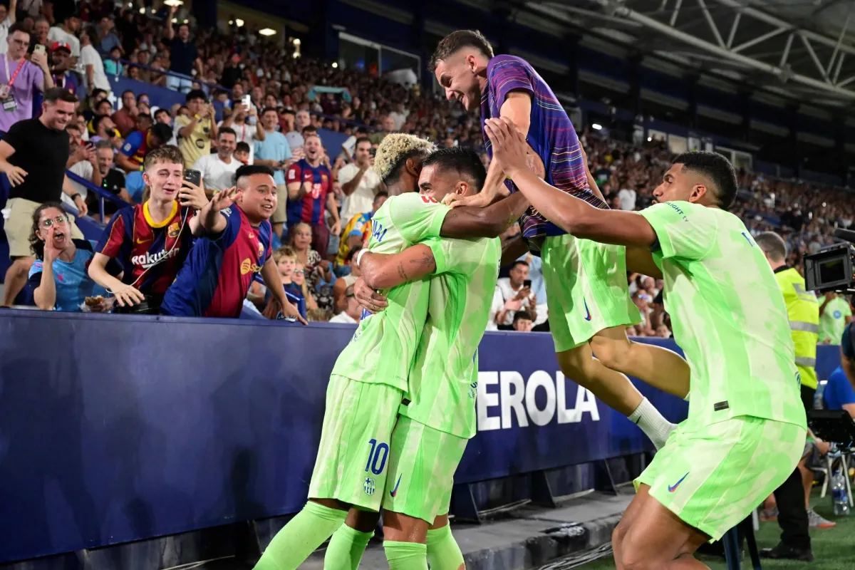 Barcelona becomes its delay with an exciting three -show in Levi
Arabausa