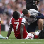 Saka is absent 4 weeks because of injury

 Arabausa