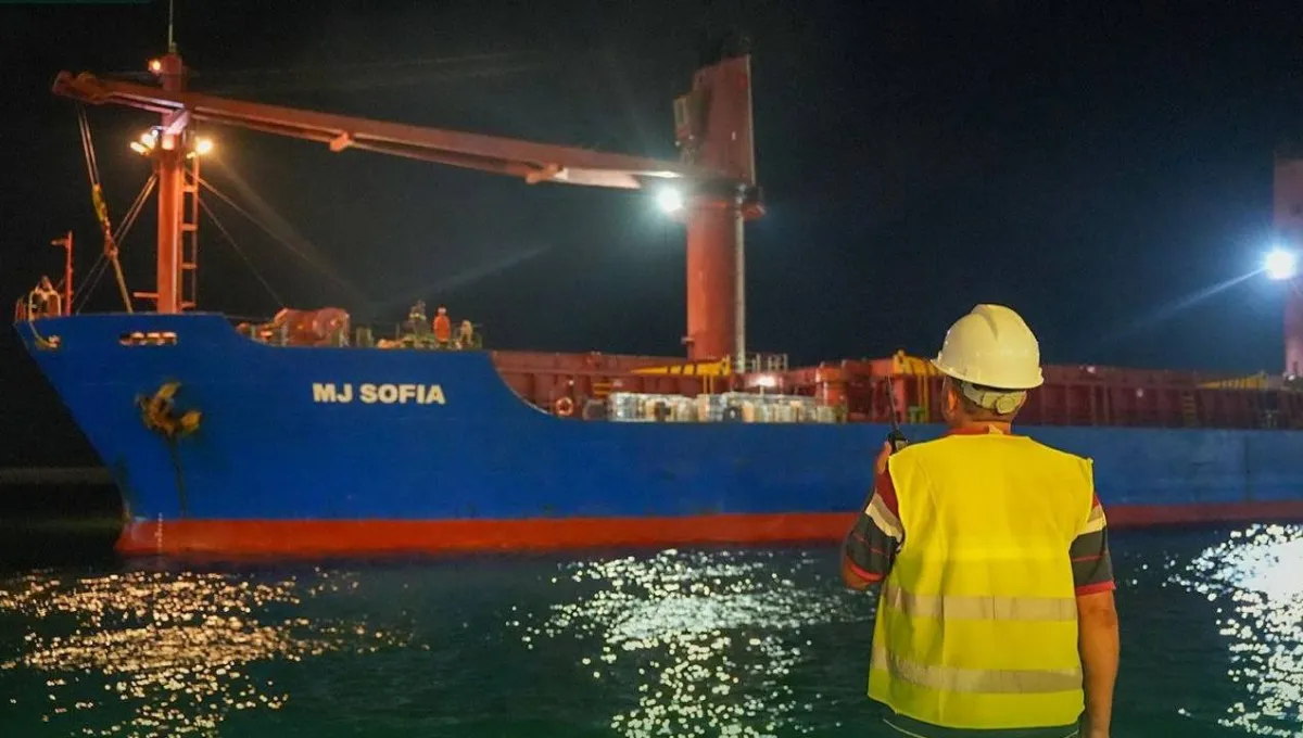 The reach of the first ship to the Syrian ports after the lifting Western sanctions
Arabausa