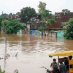 Pakistan explains a dam in preparation for the flooding above

 Arabausa
