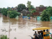 Pakistan explains a dam in preparation for the flooding above

 Arabausa