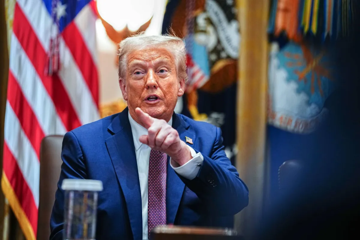 Trump has kept a meeting in the BLAIR and Kushner's presence

 Arabausa