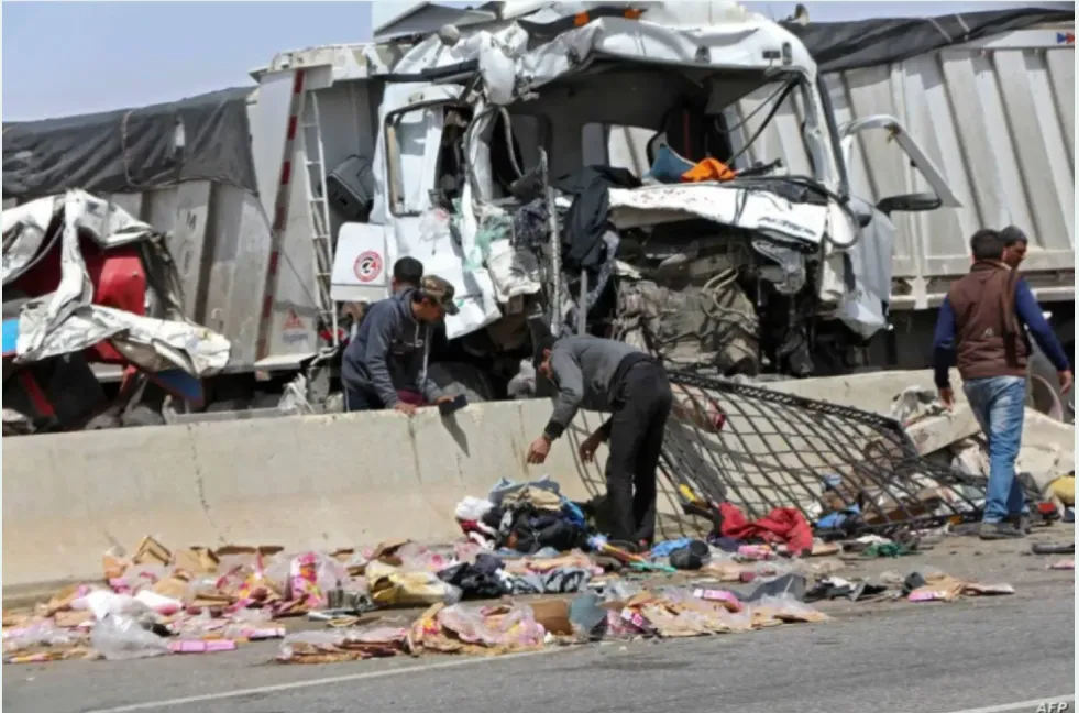 A new collision in the Egypt restore the "Control roads" for the face
Arabausa