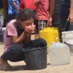 A rare and mortal disease that appears in Gaza after the Israel destroyed treatment plants destroyed water

 Arabausa
