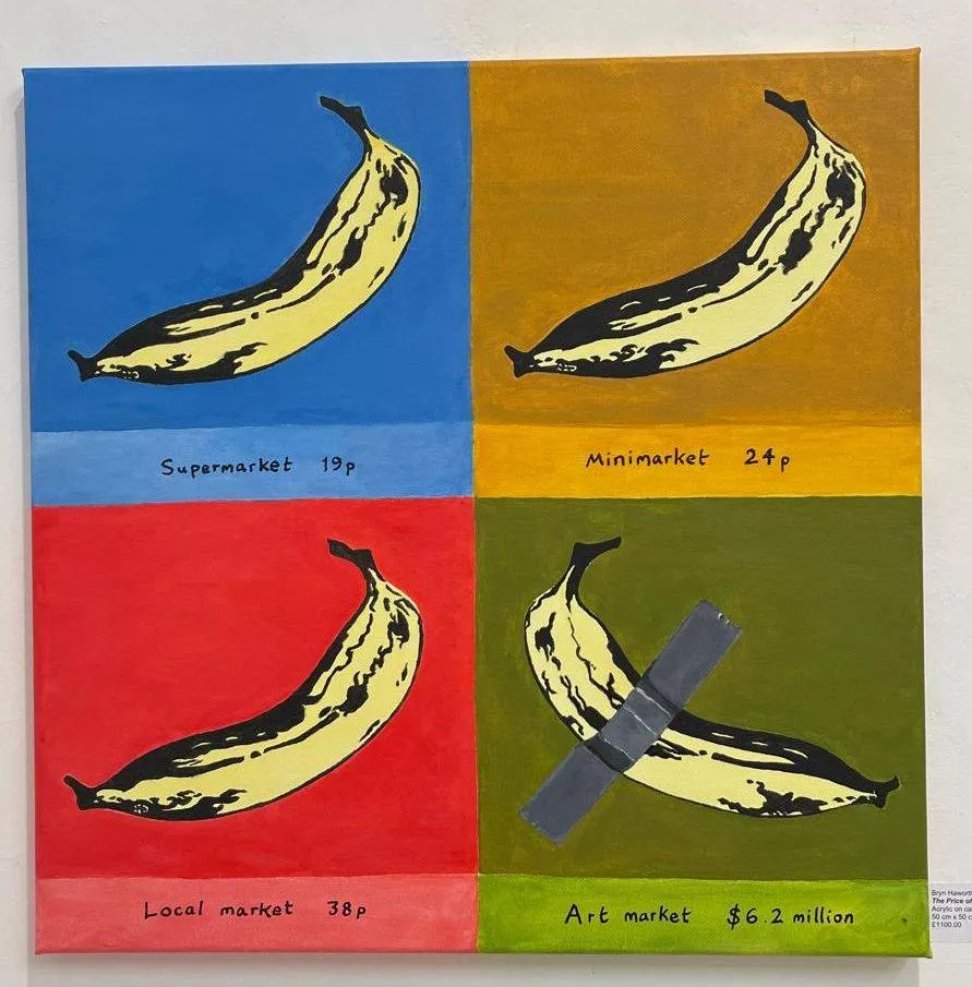 "Art as an idea" ... Sarcastic reflections that mix the art and reality

 Arabausa