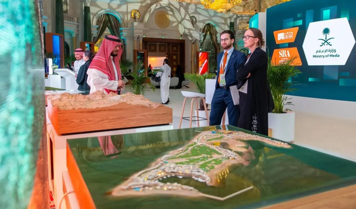 "Average Oasis" in Riyadh, coincident with the global symposium for communications organizers
Arabausa