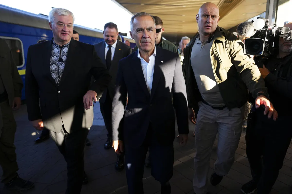 Canadian Prime Minister arrives at KYIV on the anniversary of the Ukraine's independence
Arabausa