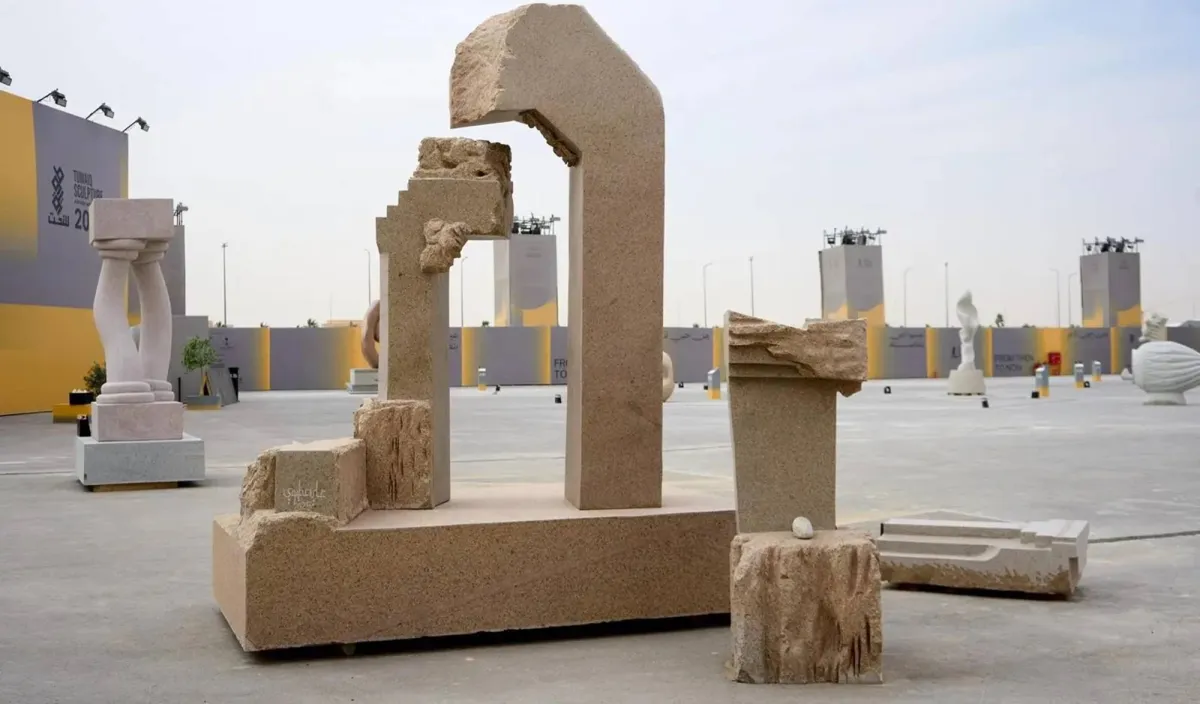 "Characteristics of what will be" in the "tuwaiq forum for sculpture 2026"
Arabausa