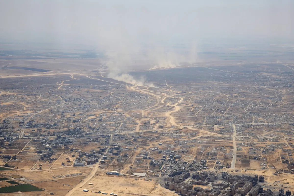 Identiar ruby and tendees ... air image showing massive destruction in Gaza strip
Arabausa
