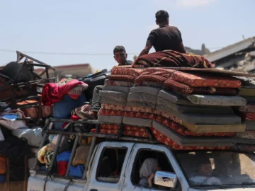 Mile of gaza cities were moved before an imminent israelian attack

 Arabausa