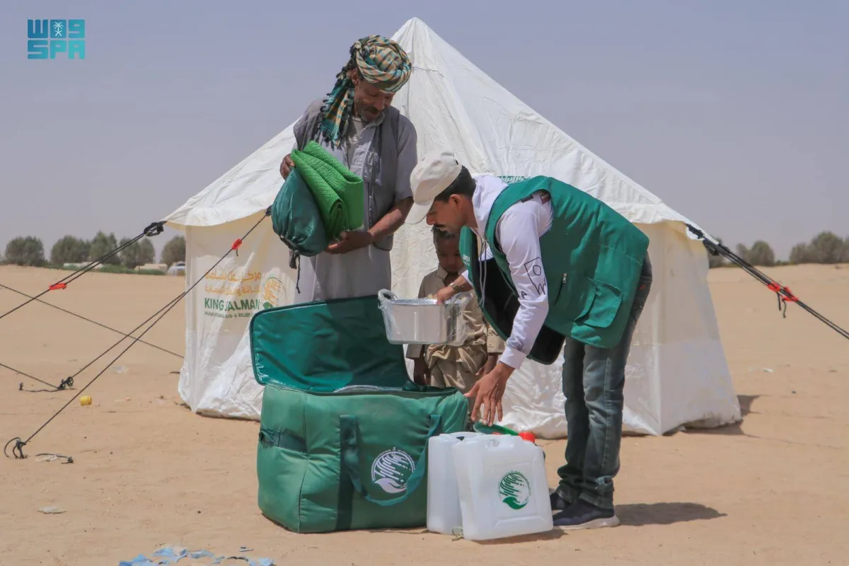 New Saudi relief efforts ... food, medicine and shelter for those affiliates with five countries

 Arabausa