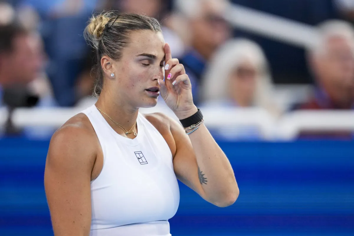 Sabalinka saves from trust trap
Arabausa