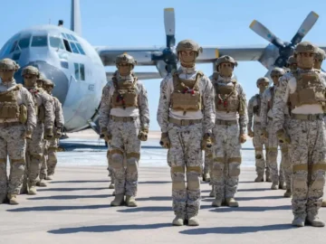 Saudi armed forces involved in the "bright star" exercise in Egypt

 Arabausa