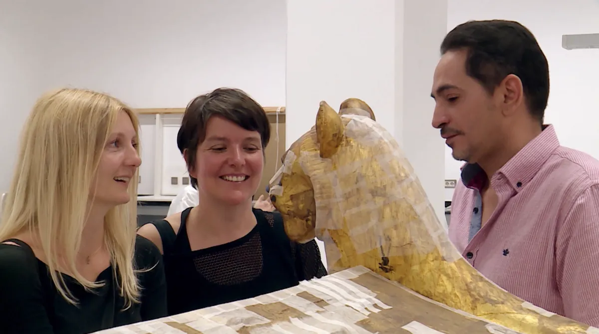 The deserving gallery Tavertankame ... Dora Al -taj in the Grand Egy
Arabausa