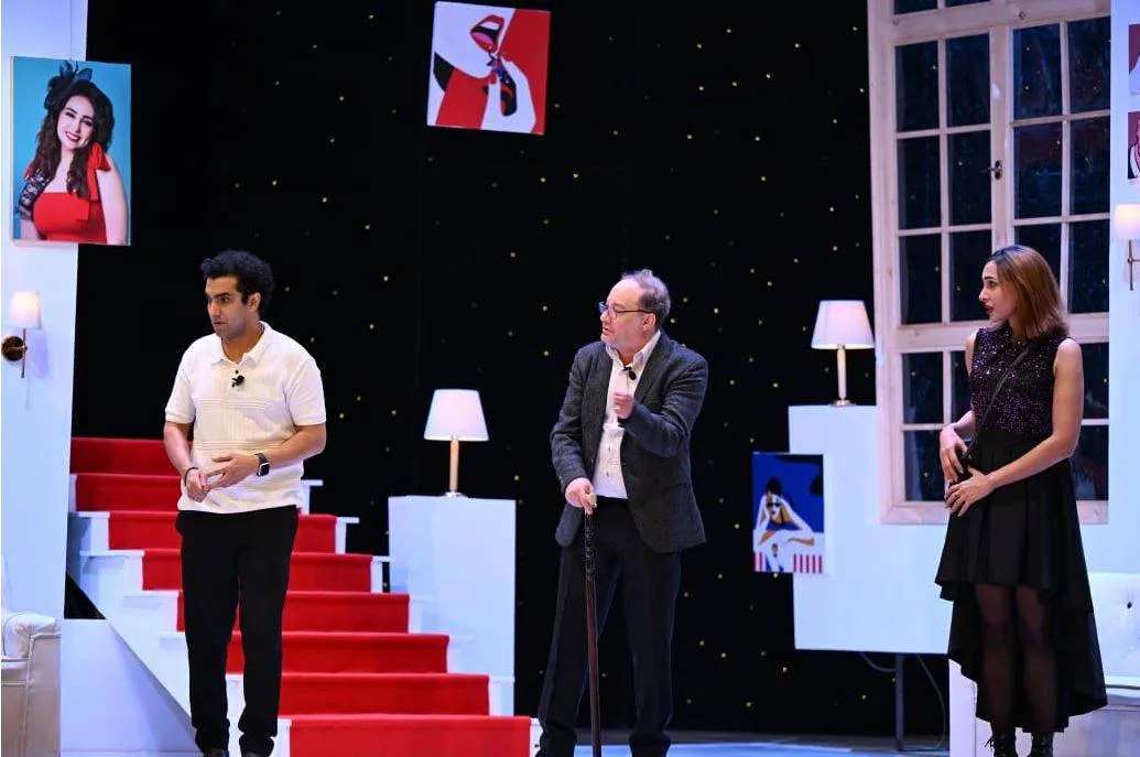 "The love of Hamid" ... a Egyptian show, inspired by a French text
Arabausa